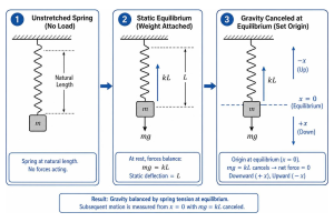 spring mass system differential equation