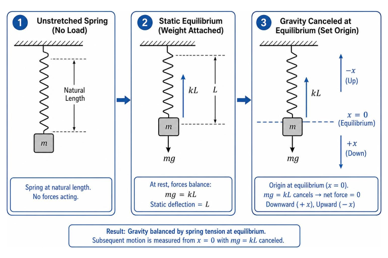 A Practical Guide to Spring Mass System Differential Equation Derivation | James Spring and Wire spring mass system differential equation
